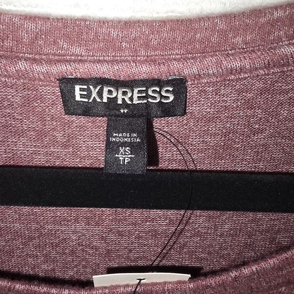 Express Maroon Knit Top - Picture 6 of 7